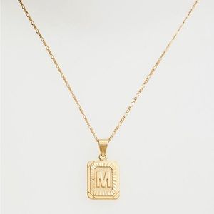 Bracha Initial Pendant Necklace “M”